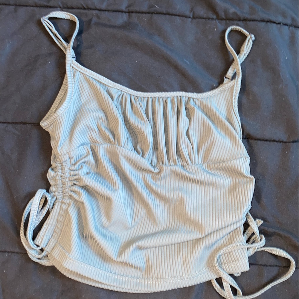 Shein Large Army Green (darker than the picture) Adjustable Crop Top